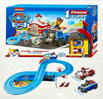 DUBBELE Paw Patrol Carrera First racebaan beschikbaar voor biedingen