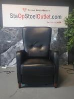 Staopstoel Prominent Leder Zwart