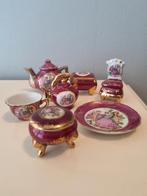 Miniatuur Limoges style Porseleinen Theeservies, Antiek en Kunst, Ophalen of Verzenden