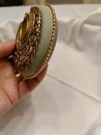 Kerstornament lichtgroen brons met stras, Ophalen of Verzenden, Nieuw