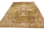 Prachtig vintage groen tapijt 170 x 235 cm, Gebruikt, 200 cm of meer, Ophalen of Verzenden, 200 cm of meer