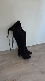 Laarzen tot over knie. Maat 38 . + houders, Ophalen of Verzenden, Zo goed als nieuw, Zwart, Hoge laarzen