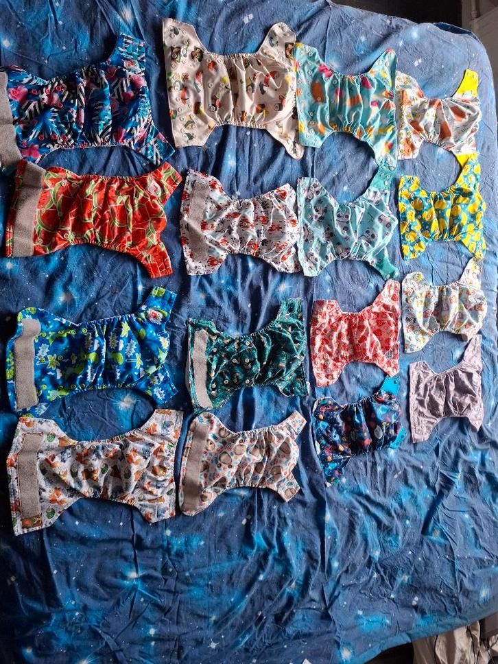 Wasbare luiers, Kinderen en Baby's, Babykleding | Overige, Gebruikt, Jongetje of Meisje, Ophalen of Verzenden