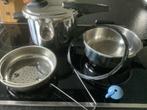 Tefal snelkookpan 1x3 en 1x6 ltr Sensor alle warmtebronnen, Huis en Inrichting, Keuken | Potten en Pannen, Kookpan of Snelkookpan