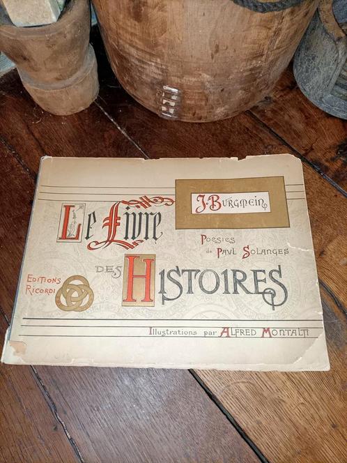 Frans muziek boek Frankrijk Brocante, Antiek en Kunst, Curiosa en Brocante, Ophalen of Verzenden