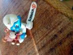 Schleich baby smurf met beertje, Ophalen of Verzenden, Zo goed als nieuw