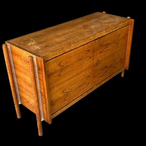 Vintage palissander dressoir midcentury, Huis en Inrichting, Kasten | Dressoirs, Gebruikt, 100 tot 150 cm, 25 tot 50 cm, Met deur(en)