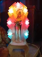 Vintage Mariabeeldje met Gekleurde Lampjes, Antiek en Kunst, Antiek | Religie, Ophalen of Verzenden
