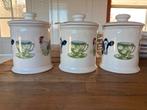 Landleven servies voorraadpotten 3 stuks, Ophalen, Overige typen, Zo goed als nieuw, Overige stijlen