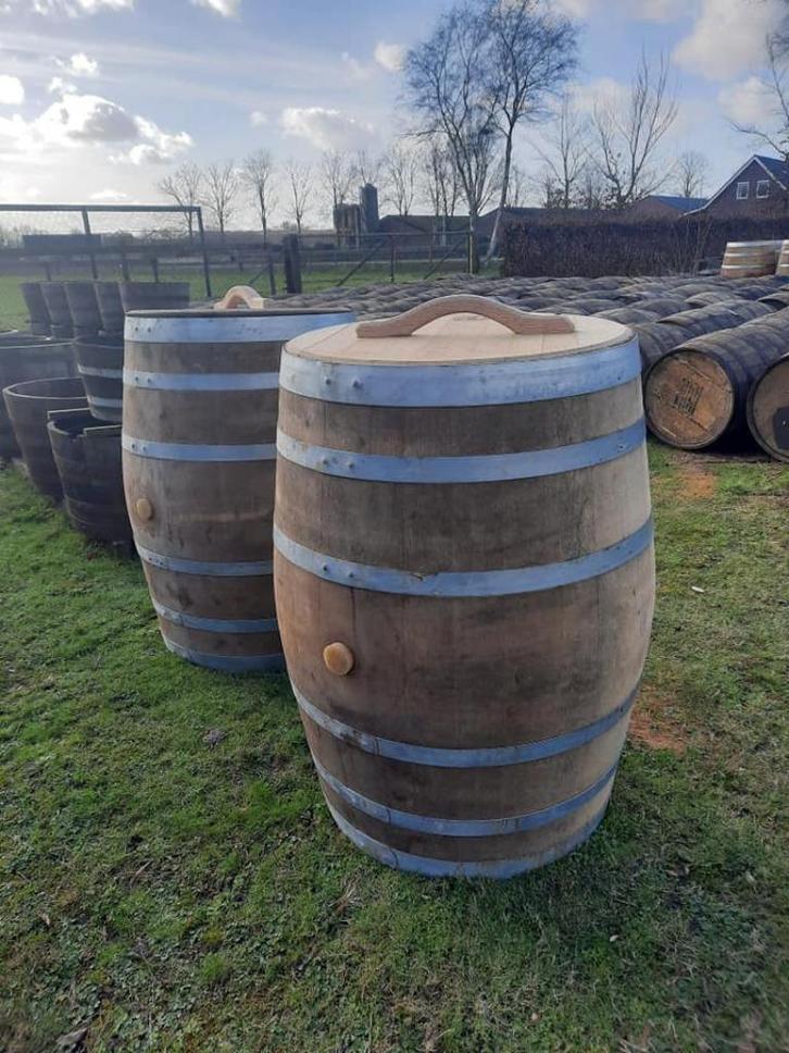 origineel wijnvat 300 liter / IJsbad / Dompelbad / Wim Hof, Tuin en Terras, Regentonnen, Nieuw, Hout, 150 liter of meer, Ophalen