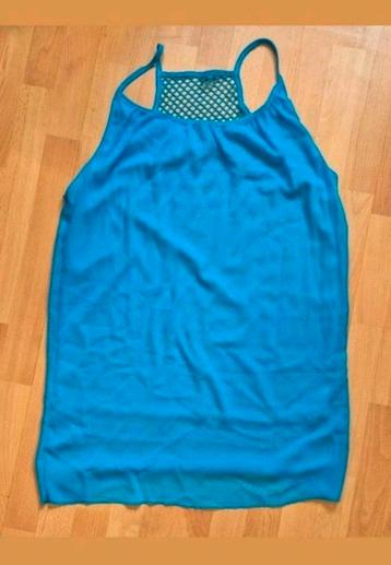 Nieuwe blauwe top maat 46 XXL. Okselmaat 60 cm beschikbaar voor biedingen