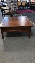Eiken salontafel, Huis en Inrichting, Tafels | Salontafels, Ophalen, Gebruikt, 100 tot 150 cm, 50 tot 100 cm