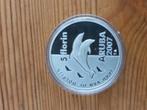 Aruba 5 florin 2007 zilver proof, Postzegels en Munten, Ophalen of Verzenden, Zilver