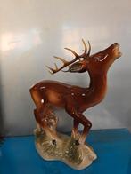 Prachtig Hertenbeeld - Jema Keramiek, Ophalen of Verzenden, Zo goed als nieuw, Overige materialen, Dierenbeeld