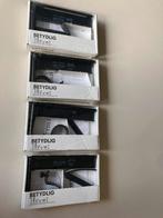 4x Ikea Wand-/plafondbevestiging, zwart BETYDLIG, Huis en Inrichting, Stoffering | Gordijnen en Lamellen, Ophalen of Verzenden