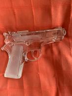 Transparant glazen pistool, Ophalen of Verzenden, Overige materialen, Minder dan 25 cm