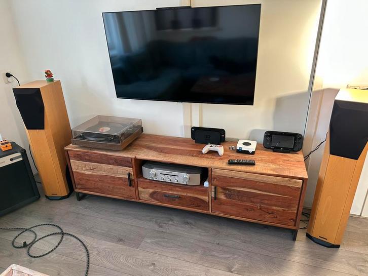prachtig set Mission 783 vloerstaande speakers., Audio, Tv en Foto, Luidsprekers, Front, Rear of Stereo speakers, 120 watt of meer