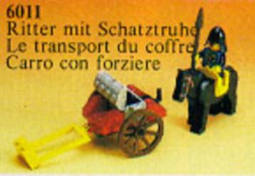 Lego Castle Black Falcons 6011 Black Knight's Treasure   beschikbaar voor biedingen