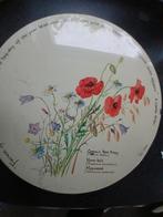 Groot rond blik voor koek etc. met prachtige bloemen., Verzamelen, Blikken, Ophalen, Gebruikt, Overige