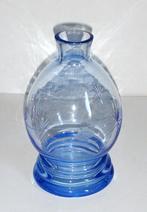 Art Deco stijl blauw glazen likeur karaf of een vaas., Antiek en Kunst, Antiek | Glas en Kristal, Ophalen of Verzenden
