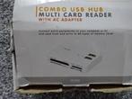 ICIDU Combo USB Hub & Card Reader, Computers en Software, USB Sticks, Ophalen of Verzenden, Zo goed als nieuw