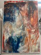 Schilderij Coby Doevendans - Paarden, Antiek en Kunst, Ophalen of Verzenden