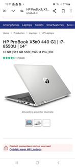 HP ProBook X360 440 G1 - 14 inch, Computers en Software, Windows Laptops, Ophalen, 2 tot 3 Ghz, Qwerty, 8 GB