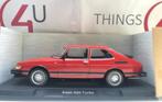 MCG 1:18 Saab 900 Turbo rood nieuw in verpakking, Hobby en Vrije tijd, Modelauto's | 1:18, Nieuw, Overige merken, Ophalen of Verzenden
