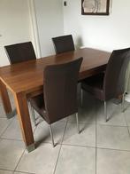 Eetkamerstoelen, Ophalen, Bruin, Zo goed als nieuw, Metaal