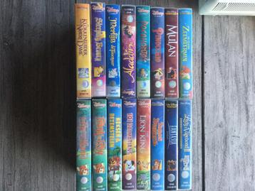 Disney videobanden beschikbaar voor biedingen