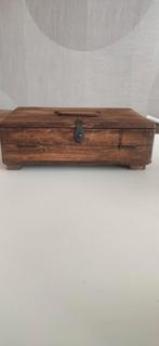 Antiek Schrijfkistje, Overige houtsoorten, Minder dan 50 cm, Gebruikt, Minder dan 50 cm
