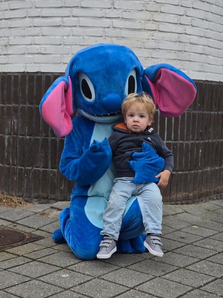 Stitch Mascotte - Kinderfeestje / Verjaardag / Acteur /, Hobby en Vrije tijd, Feestartikelen | Verhuur, Gebruikt, Ophalen of Verzenden