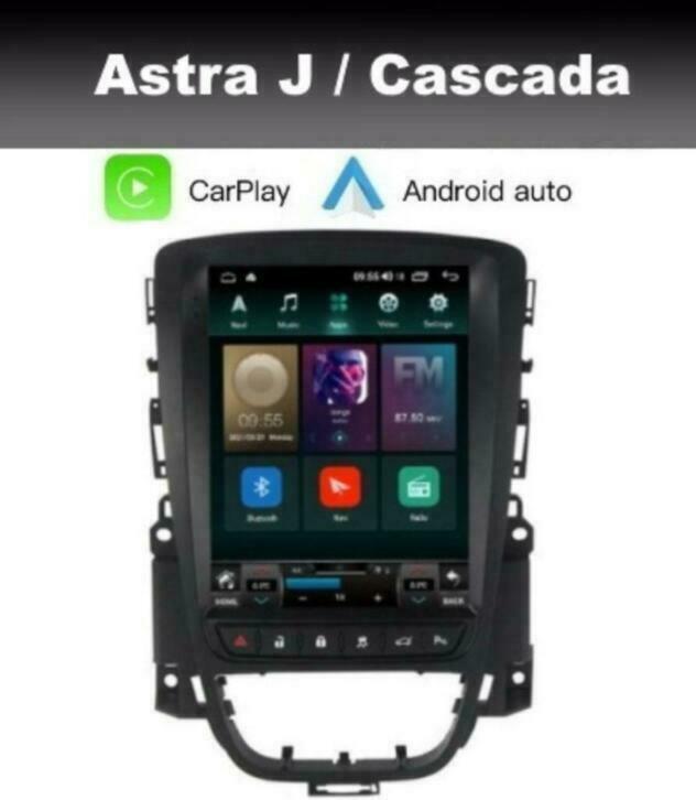 Opel Astra J 10,4'' radio navigatie android 14 carplay wifi, Auto diversen, Autoradio's, Nieuw, Ophalen of Verzenden