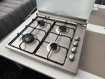 Zilvere Kookplaat Etna - Elektrische Onsteking, Gasslang beschikbaar voor biedingen