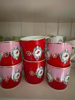 Pip Studio servies Love Birds 6 grote mokken roze/rood, Huis en Inrichting, Keuken | Servies, Ophalen of Verzenden, Zo goed als nieuw