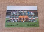 PEC Zwolle elftalkaart 1987-1988, Ophalen of Verzenden, Zo goed als nieuw, Overige binnenlandse clubs, Spelerskaart