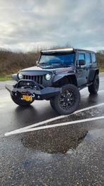 Jeep Rubicon 3.6 automaat 5 deurs, unlimited., Auto's, Jeep, Automaat, Stof, Zwart, 1885 kg