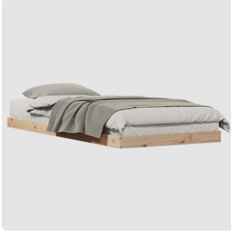 2 x Lattenbodem Bedframe Grenenhout 90x220cm, Huis en Inrichting, Slaapkamer | Matrassen en Bedbodems, 90 cm, Eenpersoons, Nieuw