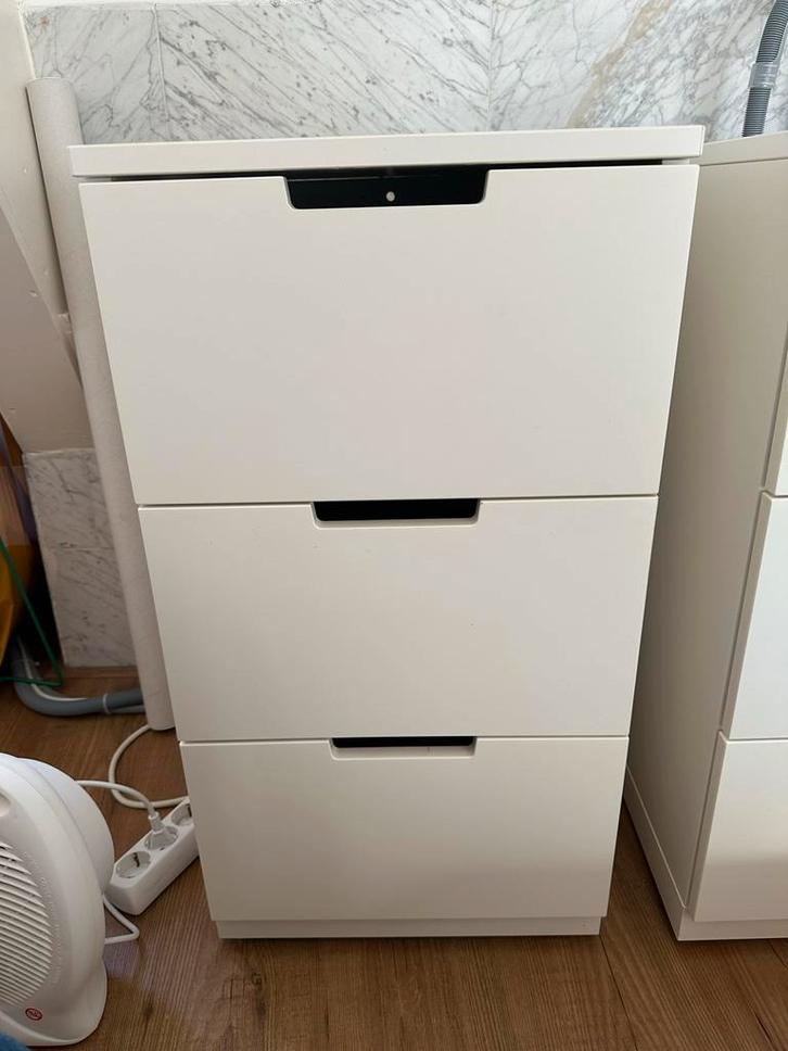 2x IKEA Nordli ladekasten zgan, Huis en Inrichting, Kasten | Kledingkasten, Zo goed als nieuw, Minder dan 100 cm, Minder dan 50 cm