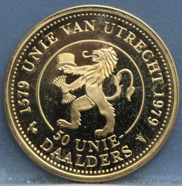 Gouden 50 Uniedaalder 1979 in cassette beschikbaar voor biedingen