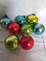 Kleine lieve oude kerstballen, featherthree, brocante staat., Diversen, Kerst, Ophalen of Verzenden, Gebruikt