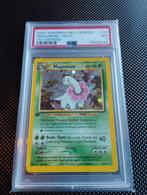 Meganium Holo Pokemon kaart Neo Genesis first edition PSA7, Ophalen of Verzenden, Zo goed als nieuw, Losse kaart