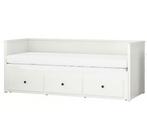 Hemnes bed, Gebruikt, Eenpersoons, Wit, Ophalen of Verzenden