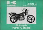 Kawasaki Z250 G parts list (2112z) motor, Motoren, Handleidingen en Instructieboekjes, Ophalen of Verzenden, Kawasaki