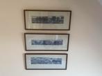 3 prentjes Voorhout in Den Haag, Antiek en Kunst, Kunst | Etsen en Gravures, Ophalen of Verzenden