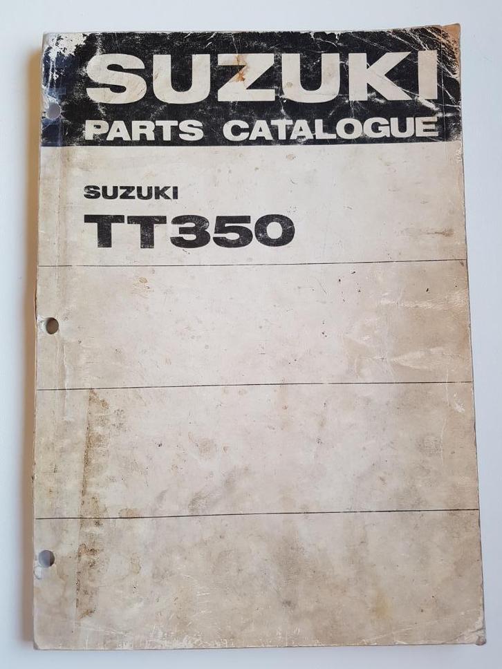 Suzuki TT350 1971 parts list, Motoren, Handleidingen en Instructieboekjes, Suzuki, Ophalen of Verzenden