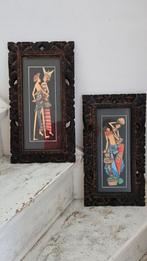 Antic balinese drawing, Antiek en Kunst, Ophalen
