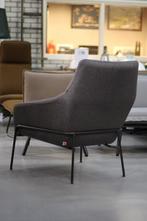 Luxe fauteuil JOLLY Jess Design metaal stof taupe, Ophalen, Zo goed als nieuw, Metaal, 50 tot 75 cm