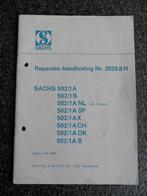 Sachs 502/1A reparatie handleiding oldtimerbromfiets 1969, Verzenden, Zo goed als nieuw