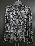 Shirtblouse in luipaardmotief grijs/zwart maat 44, Maat 42/44 (L), Ophalen of Verzenden, Zo goed als nieuw, Zwart